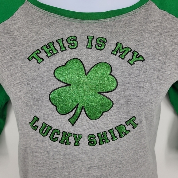 SAINT PATRICKS DAY Vintage This My Lucky Shirt 100% Cotton Size XL - Picture 4 of 6